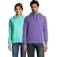 thumbnail image 1 of Hanes Mens Big ComfortWash Garment Dyed Fleece Hoodie Sweatshirt, XL, Lavender, 1 of 1