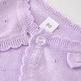 thumbnail image 4 of NOLDARES Kids Girls Cardigan Long Sleeve Button Toddler Cardigan Knit Sweater(Hot Pink,7-8 Y), 4 of 9