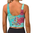 thumbnail image 3 of PAYOHTO Women's Sports Vest Cartoon Map Of Europe Quick-drying Breathable Lightweight Elastic Exercise Daily Wear Summer Gift, 3 of 10