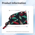 thumbnail image 4 of Yiaed Fishing Lure Print Turban Hat for Women Men Comfortable Adjustable Cleaning Working Cap with Sweatband, 4 of 4