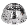 thumbnail image 4 of Stainless Steel Steamer Basket 28cm Diameter Retractable Foldable Steaming Rack for Home, 4 of 7