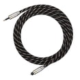 thumbnail image 3 of Câble Audio Numérique à Fibre Optique Connecteur SPDIF Plaqué Or Rond, 3 of 7