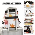 thumbnail image 3 of FORMRS Mini Backpack Purse for Women Travel Daypack Casual Shoulder Bag, White Autumn Leaves, 3 of 7