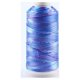 thumbnail image 3 of Hilo de 3 hebras para coser, cordón de macramé, material para hacer borlas, cordón para hacer joyas, hilo de seda helada (azul), 3 of 7