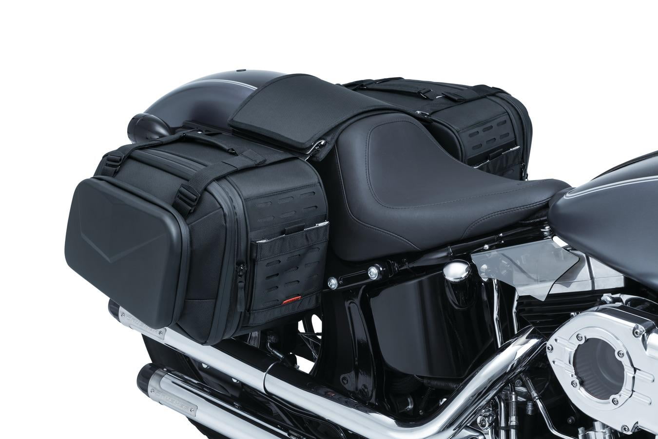 Kuryakyn 5293 XKursion XB Fast Lane Expandable Motorcycle Travel Luggage Black Weather Resistant Throw-Over Saddlebags Kuryakyn 5293 XKursion XB Fast Lane Expandable Motorcycle Travel Luggage Black Weather Resistant Throw-Over Saddlebags