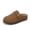 Brown, variant on Pennysue Women Clogs Slip On Suede Mule Shoes Buckle Arch Support Comfortable Casual House Slippers Outdoor Work