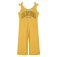 thumbnail image 5 of Girls Jumpsuits Overalls Yellow Loose Rompers Summer Clothes for Teens Girls' Fashion 5-6 Years Girls Fashion, 5 of 5