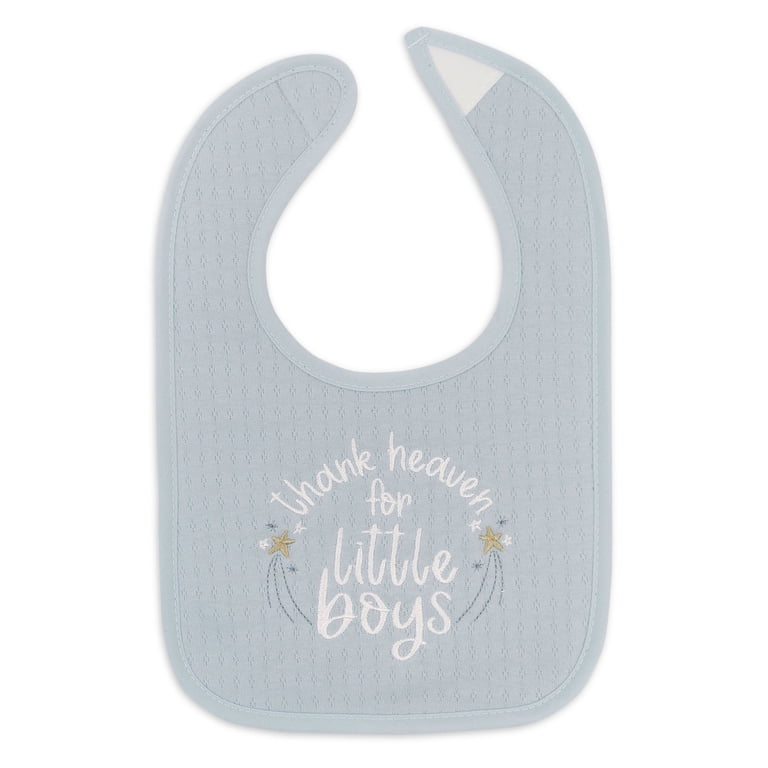 Neat Solutions Infant Boy Thank Heaven 4-Pack Bibs photo 4