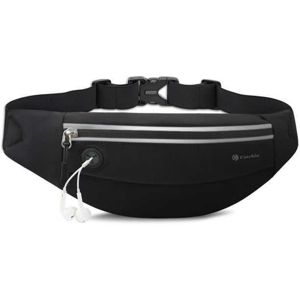 Entchin Running Fanny Pack for Women Men Waist Belt Hip Bum Bag Phone