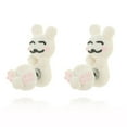 thumbnail image 2 of Daisyyozoid Wholesale Handmade Polymer Cute Rabbit Earrings 3d Animal Earring For Girls Jewelry, 2 of 7