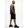 thumbnail image 2 of DEVOPS 2 Pack Men's Loose-Fit 10" Workout Gym Shorts with Pockets (Small, Black/Blue), 2 of 6