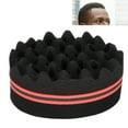 thumbnail image 1 of Cabello Cepillo de Esponja de Cabello Grandes Agujeros de Esponja Bloqueo Herramiente de Cuidado de Peine de Bobina para Hombres Mujeres Rizos, 1 of 7