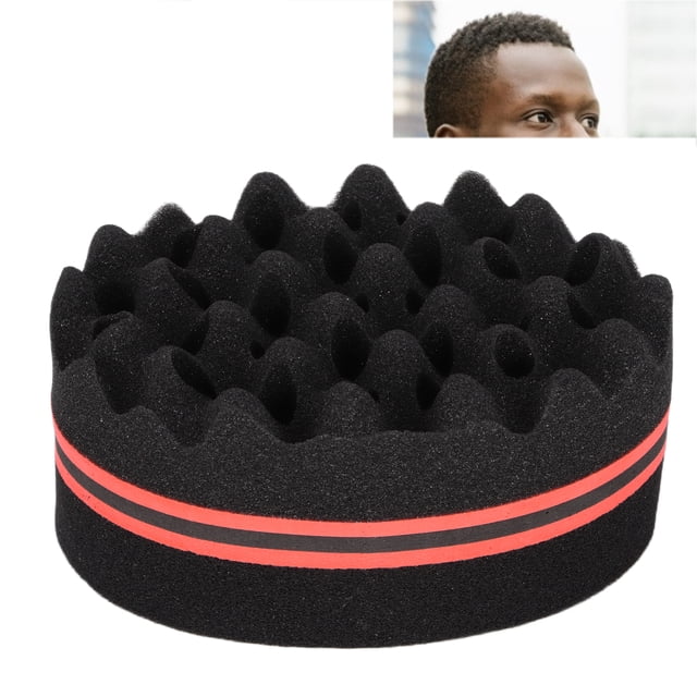 Cabello Cepillo de Esponja de Cabello Grandes Agujeros de Esponja Bloqueo Herramiente de Cuidado de Peine de Bobina para Hombres Mujeres Rizos