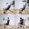 thumbnail image 2 of Finer Form 5-in-1 Weight Bench, Adjustable and Foldable for Bench Press, Strength Training and Full Body Workout in Your Home Gym - Free PDF Workout Chart Included, 2 of 5