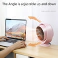 thumbnail image 5 of Jinsinto Fan Heater for Small Space PTC Heater Electric Heater Fast Heating Table Heater (Pink), 5 of 5
