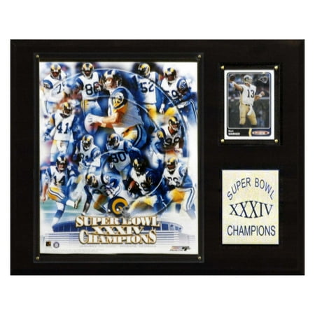 - C&I Collectables NFL 12x15 St. Louis Rams Super Bowl XXXIV Champions Plaque