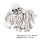 thumbnail image 2 of 1 paquete de huesos de esqueleto de Halloween para decoraciones de Halloween, 2 of 3