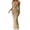 C-Khaki313, variant on Two Piece Skirt Set For Women Summer Outfits Halter Deep V Neck Sleeveless Crop Top Slim Fit Maxi Skirts Vacation Set Party Stylish Outfit