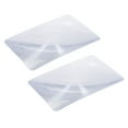 thumbnail image 1 of 2X Magnifier Fresnel Lens Page 3x Magnifying Sheet 180x120x0.5mm,2 x Magnifier Lens Sheet,Clear, 1 of 8