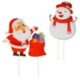 thumbnail image 4 of 2pcs Lovely Christmas Themed Lawn Signboard Hollowed-out Sign Christmas Prop, 4 of 10