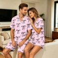 thumbnail image 3 of Halloween Pajamas Women Warm Color Ghost Pumpkin Print Pjs Sets 2 Piece Nightwear Soft Pjs Lounge Sets, 3 of 6