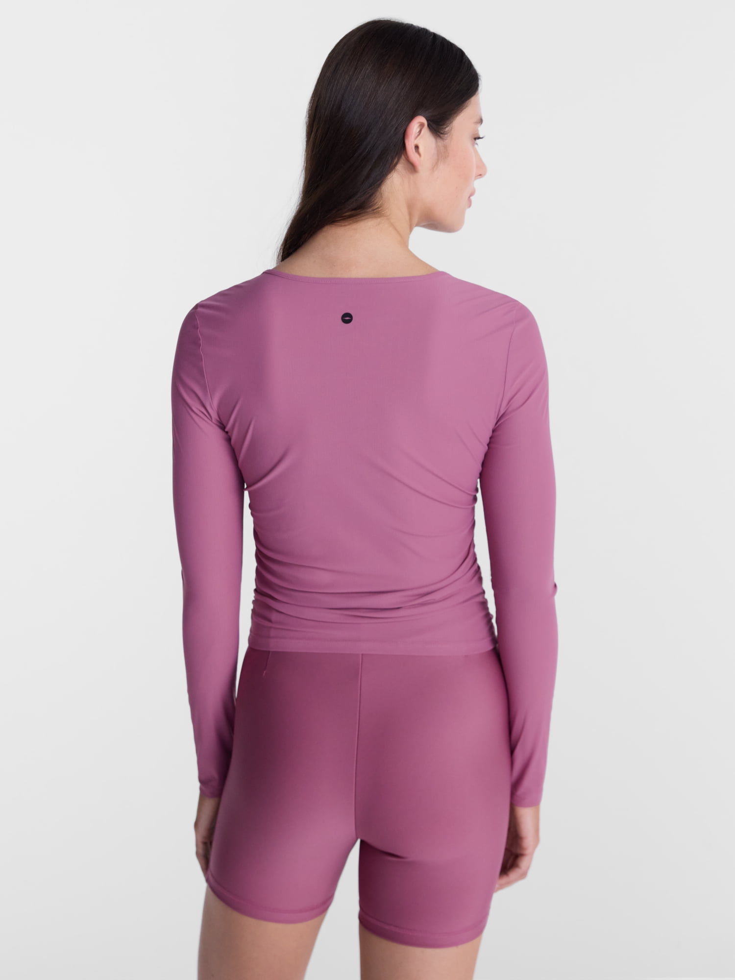 Avia Women’s Side Cinch Ruched Top, Sizes XS-XXXL