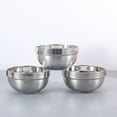 thumbnail image 1 of Adults Kids Rice Snack Bowl Kitchen Stainless Steel Soup Tea Coffee Serving Bowls Tableware Portable Mirror Finish Dinnerware, 1 of 1