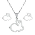 thumbnail image 1 of PVCS Women's Fashion Pendant Earring Set Color Clavicle Necklace Exquisite Earrings, 1 of 3