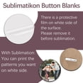 thumbnail image 3 of Botones de sublimación en blanco AidiyGeco, 7,5 cm, MDF, 30 unidades, 3 of 6
