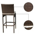 thumbnail image 7 of Harbourside Prime Garden Outdoor Wicker Bar Stools - Set of 2, White, 7 of 7