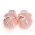 thumbnail image 5 of Lovskoo 2024 Women's Slippers Slippers Fall And Winter Bow Knot Household Shoes Baotou Cotton Slippers Wear Half Shoes Pink, 5 of 9