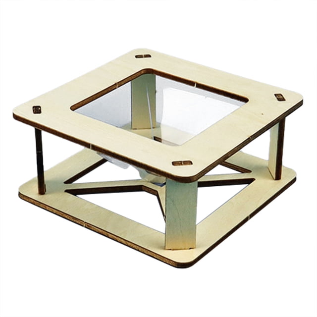XFGOU Puzzle games Toys and Hobbies 1 Set STEM 3D Holographics Projection DIY Kit Science Experiment Assembly 3D Wooden Puzzle Craft Educational DIY Gift Toys For Kids Education