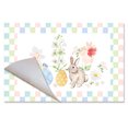 thumbnail image 6 of CounterArt "Bunny Checkerboard" 24-Sheet Reusable Premium Paper Placemats, 6 of 6