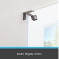 thumbnail image 6 of Kenney Fast Fit 5/8" No Measure Curtain Rod Brackets, Set of 2, Polished Pewter, 6 of 7