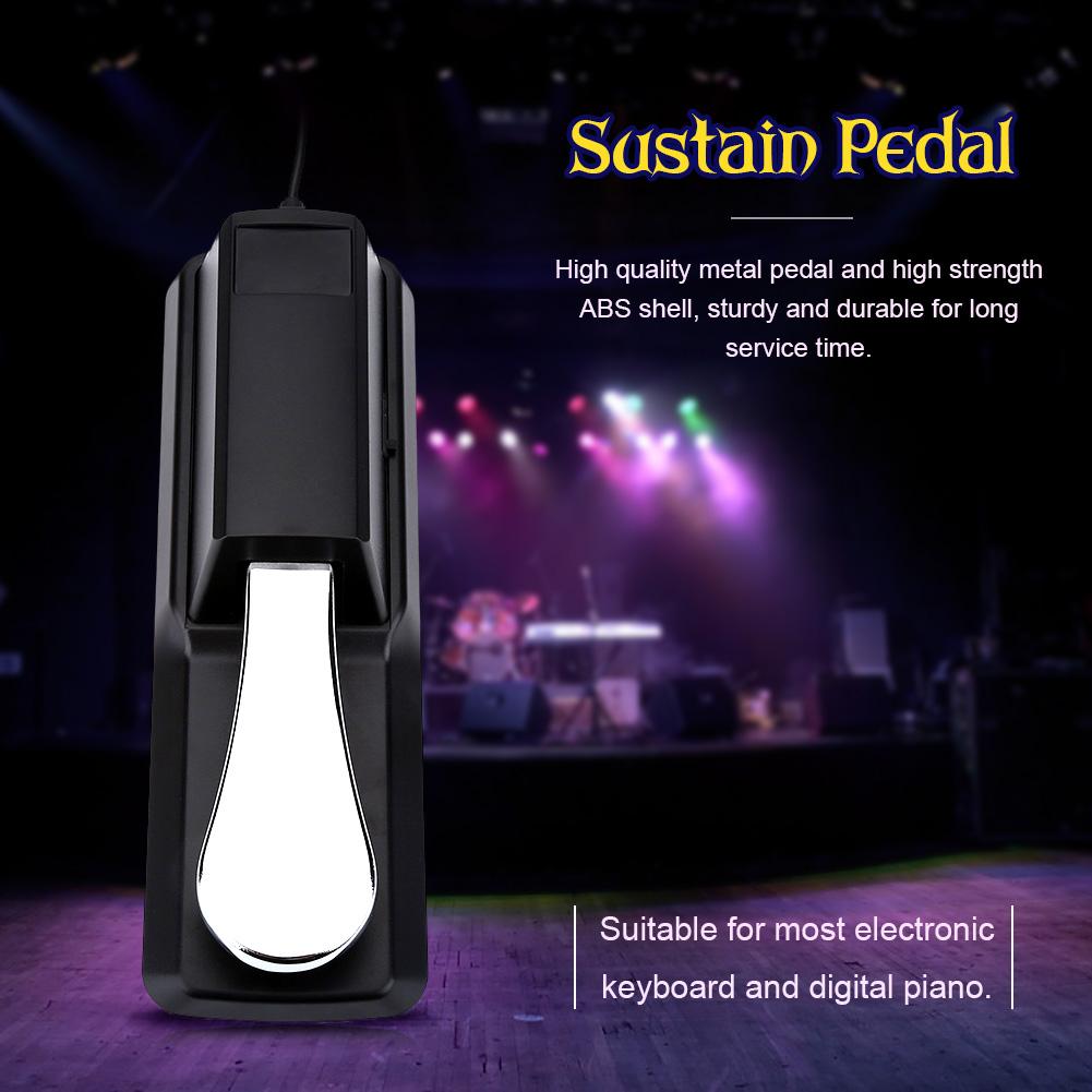FAGINEY Electronic Keyboard Sustain Pedal Damper for Digital Piano