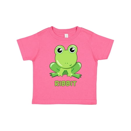

Inktastic Ribbit Cute Green Frog Gift Toddler Boy or Toddler Girl T-Shirt