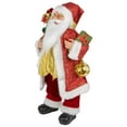 thumbnail image 4 of Northlight 24" Red and White Santa with Gift Bag and Presents Christmas Figure, 4 of 5