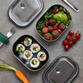 thumbnail image 5 of Black+Blum 20 Oz Leak Proof Stainless Steel Lunch Box Fork Included - Olive, 5 of 5