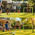 thumbnail image 6 of Vavacava Portable Backyard Soccer Goal Set With 2 Nets, 2 Balls, 10 Cones, Pump and Carry Bag, 4 x 3 ft, 6 of 10
