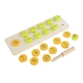 thumbnail image 4 of Tablero de clavijas de matemáticas Baoblaze Manipuladores de matemáticas Montessori, 4 of 8