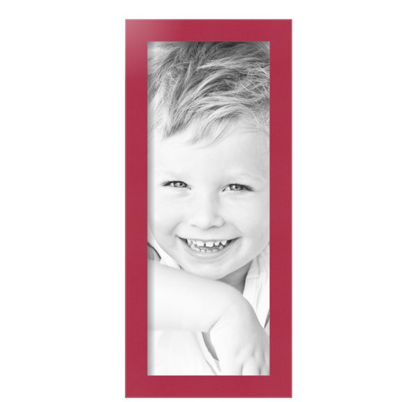 ArtToFrames 8" x 21" Red Picture Frame, 8x21 inch Red MDF Poster Frame (WOM-4119), Pack