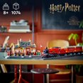 thumbnail image 4 of LEGO Harry Potter Hogwarts Express & Hogsmeade Station 76423 Building Toy Set; Harry Potter Gift Idea for Fans Aged 8+; Features a Buildable Train, Tracks, Ticket Office and 8 Harry Potter Minifigures, 4 of 6