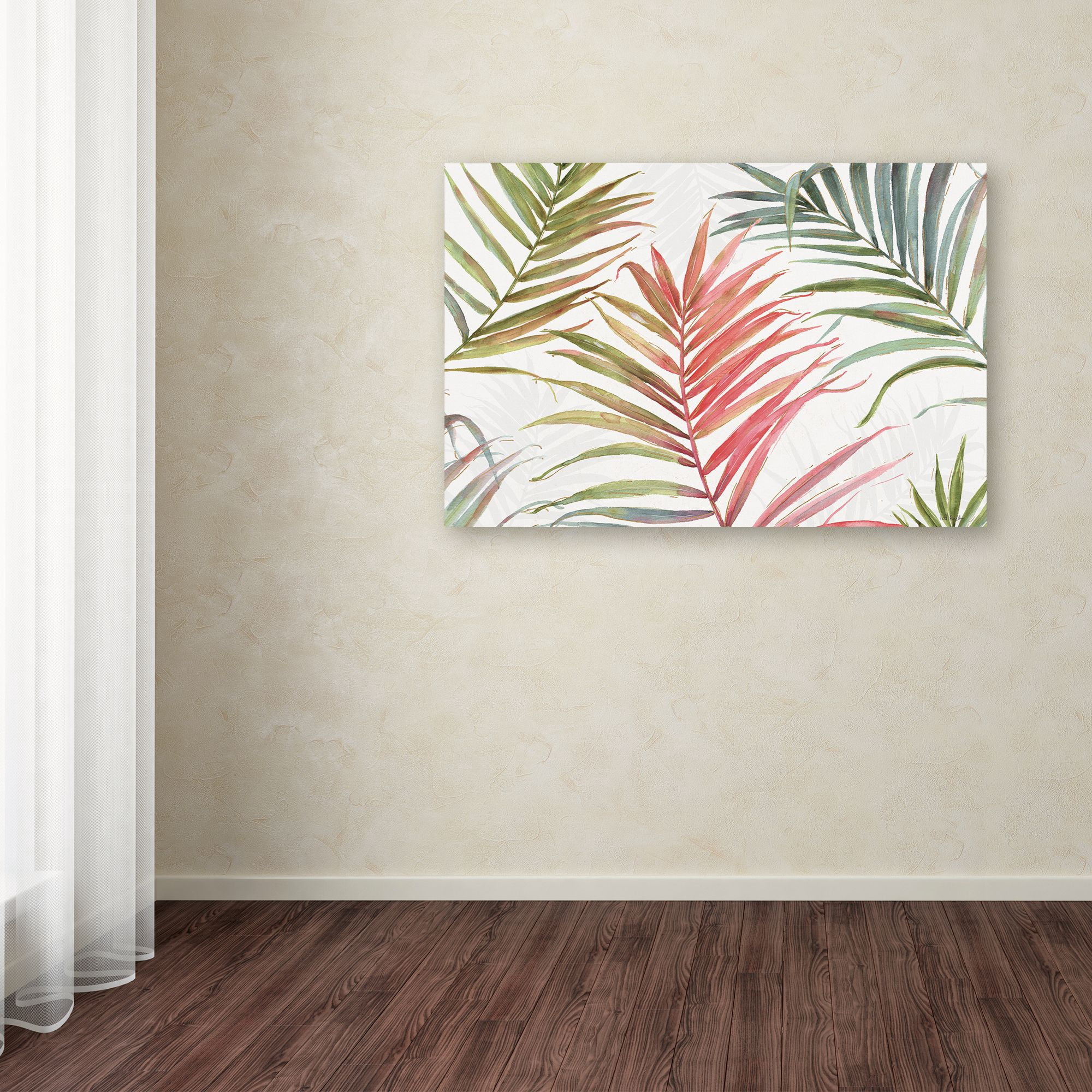 Trademark Fine Art 'Tropical Blush IV' Canvas Art by Lisa Audit