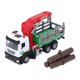 thumbnail image 1 of Grue de transport de bois 1:32 en alliage, simulation de camion forestier avec son et lumière pour enfants et tout-petits, vert, 1 of 4
