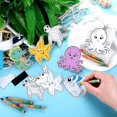 thumbnail image 2 of Kit de imanes para niños con forma de animales marinos de Craft Kit Gemscream (30 juegos), 2 of 6