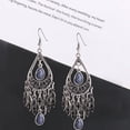 thumbnail image 5 of Qarigey Dido-pendientes con borlas de estilo bohemio para mujer y niña, aretes colgantes con flecos largos, joyería Vintage para mujer Ropa, zapatos y accesorios Miscelánea gris, 5 of 5