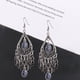thumbnail image 5 of Qarigey Dido-pendientes con borlas de estilo bohemio para mujer y niña, aretes colgantes con flecos largos, joyería Vintage para mujer Ropa, zapatos y accesorios Miscelánea gris, 5 of 5