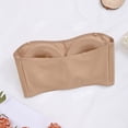 thumbnail image 6 of Afdoent Bras for Women Strapless Bra for Seamless Push Up Neckline Comfortable T Shirt Bra with Silicone Band, 6 of 6