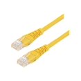 thumbnail image 1 of StarTech.com 1 Pieds (0.3 m) Cat5e Ethernet Cable - Power Over Ethernet - Molded - Yellow - Ethernet Network Cable (M45PATCH1YL) - Patch Cable - RJ-45 (m) to RJ-45 (m) - 1 Pieds - UTP - CAT 5e - Molded - Yellow, 1 of 6