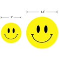 thumbnail image 3 of Hcode Happy Smiley Face Stickers Circle Dots Labels for Teachers 500 Pieces Per Roll (Yellow, 1.5 inch), 3 of 5